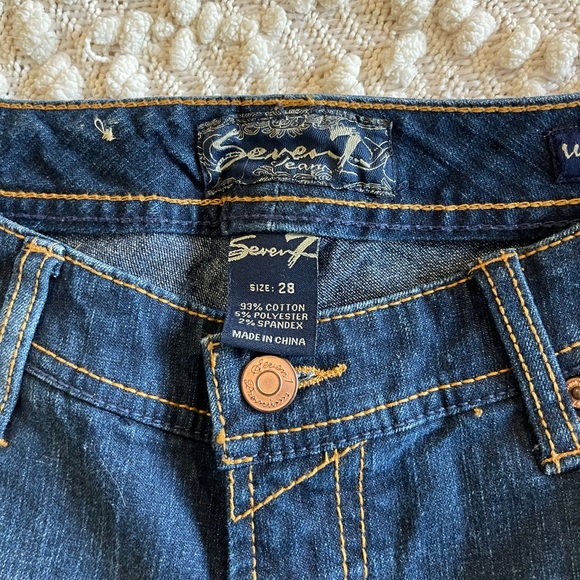 NWT Seven Jeans wide leg size 28 - Picture 3 of 5